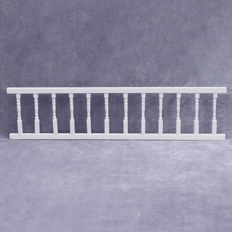 Dollhouse Mini Furniture Balcony Handrail Micro Scene Model Modern Wood Fence