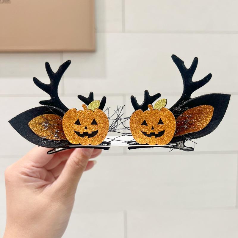2025 Halloween Hair Clips: Children's Pumpkin & Ghost Party Accessories