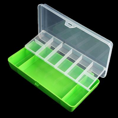 Portable Fishing Tackle Box 11 Compartments Double-Deck Storage Case Carp Fishing Accessories Lure Hook Soft Bait Tool Box