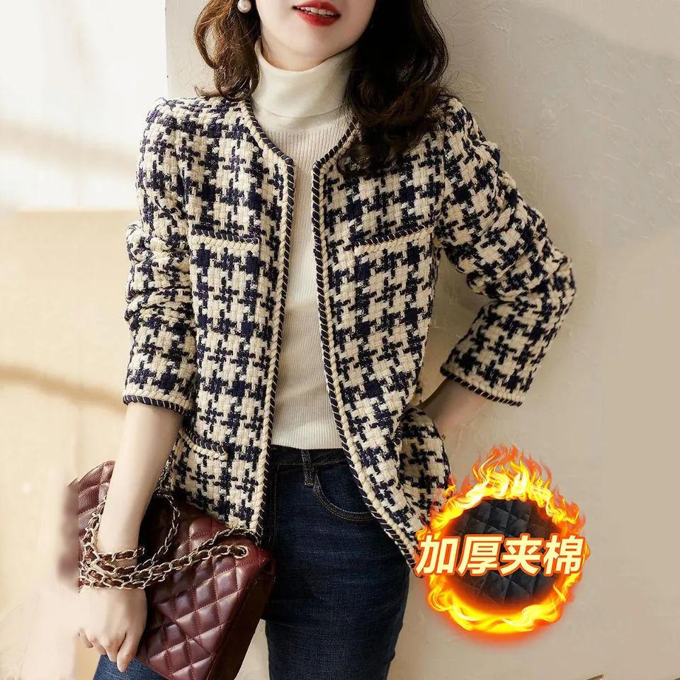 Temperament Small Fragrant Style Short Coat Hot-selling Tweed In Autumn and Winter Design Sense Fashion High Sense Coat Women