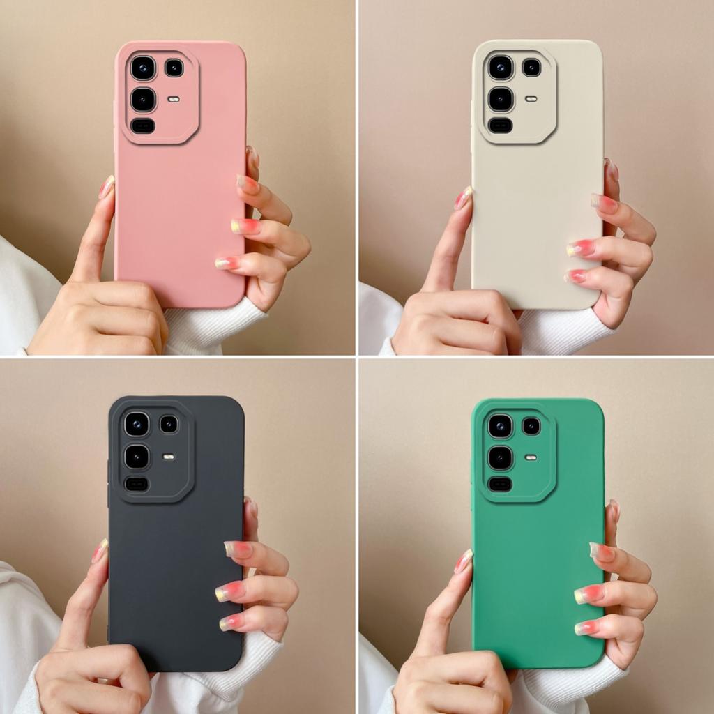 For Infinix Note 50 Pro Plus 40 50x 5G Phone Case Premium Solid Color Matte Silicone High Quality Anti Drop Durable Anti Slip Shell For Infinix Covers