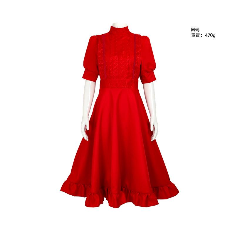 Cosplay horror movie want beads, pearl cos costumes stage costumes medieval retro dress halloween