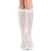 Hollow Lolita Socks Floral Printed Mesh Stockings Cute Calf Long Socks  Pair with Skirts