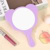 Custom Handheld Makeup Mirror - Portable, High-Value Gift for Girls with Cute Handle
