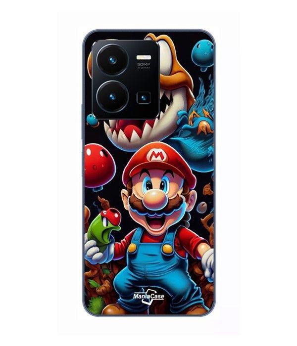 Hülle für Vivo Y35 4G super mario bros film Maniacase schwarz