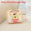 Cartoon Pattern Stripe Sanitary Item Bag For Travel And Storage Home