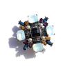 SKEDS Luxury Full Crystal Baroque Brooches Pins For Women Fashion Rhinestone Classic Big Badges Vintage Lady Party Banquet Pin