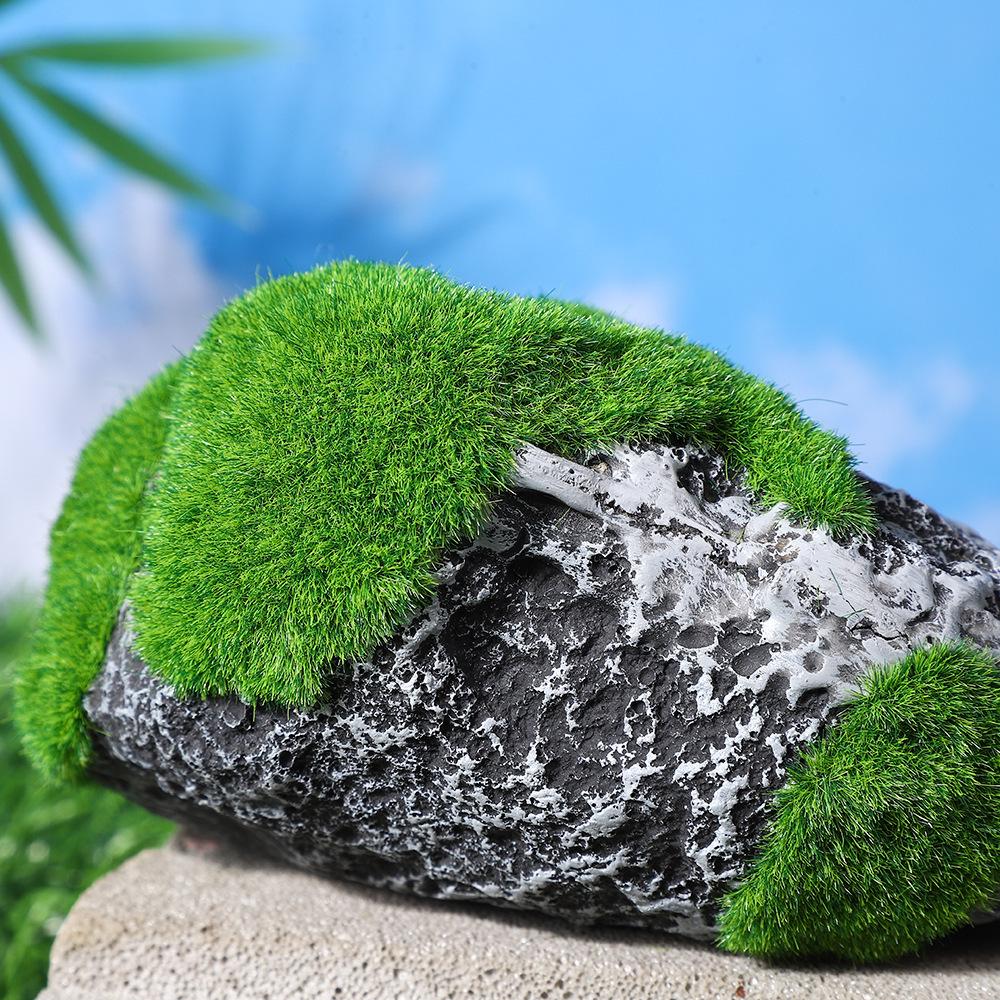 Floating Moss Stone Ornaments for Aquariums – Resin Fish Tank Decor