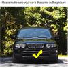 Car Glossy Black Grill Front Kidney Grille Compatible With BMW X5 E53 Pre-LCI 1999 2000 2001 2002 2003 Dual Slats Double Line Grills(2.Black with 3