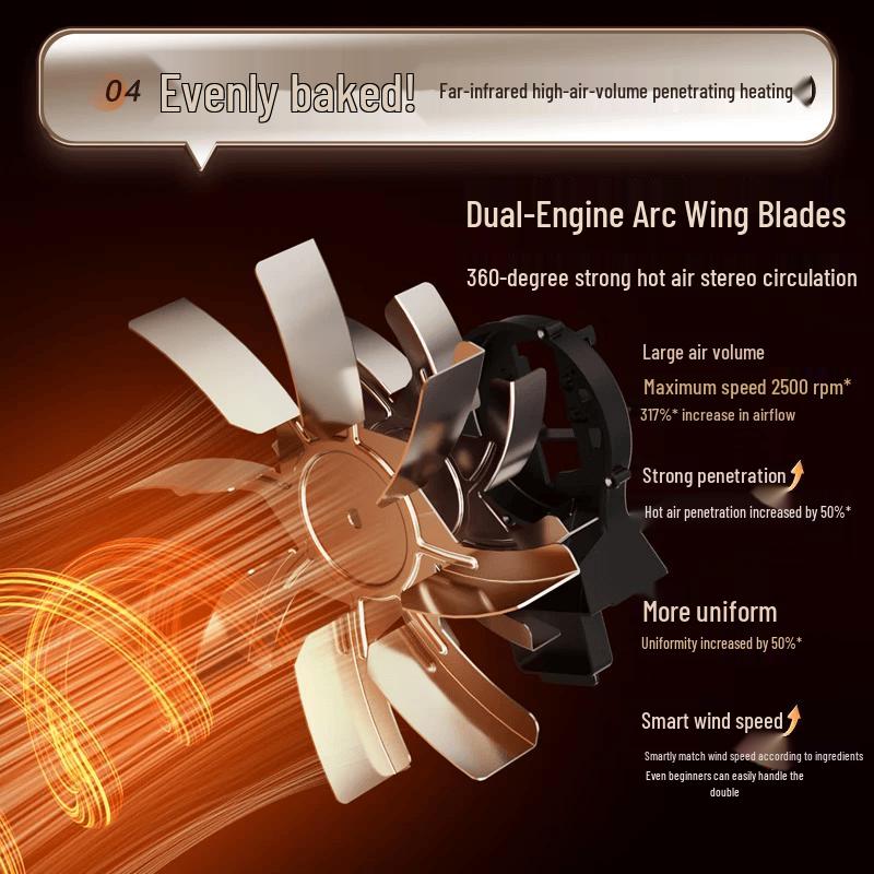 SUPOR 6L Far-Infrared Visual Touchscreen Air Fryer