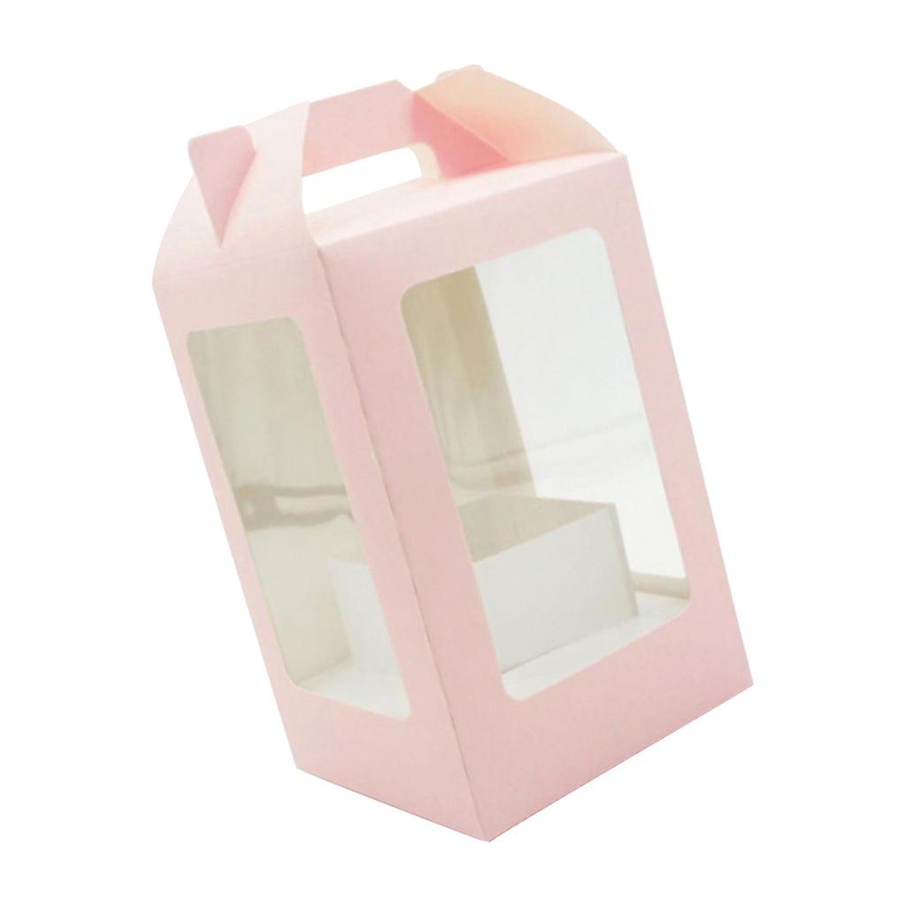 Floral Packaging Boxes Wedding Valentine's Day Graduation with Handle Party Shop Arrangements Party Favor Boxes Flower Bags
