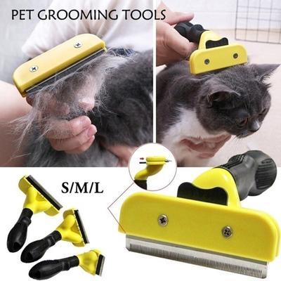 Evcil hayvan fırçası Kedi Saç Çıkarıcı Araçları Köpek Kediler Bakım Fırçası Tarak Pet Giyotin Ürün Bakım Araçları