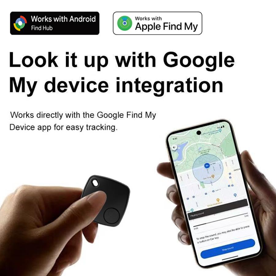 IOS Android Bluetooth Mini Tracking Device Smart Tag GPS Lost Tracker Anti-Lost Alarm Reminder Positioner for Kid Pet Car Wallet