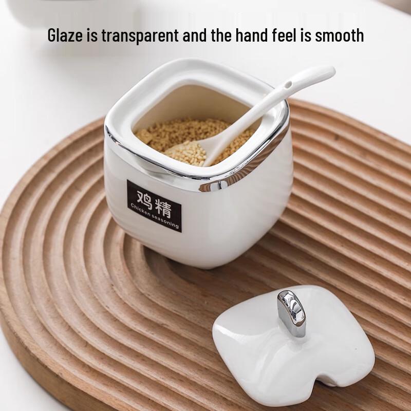 Yingbai 8-Piece Kitchen Spice Jar & Rack Set