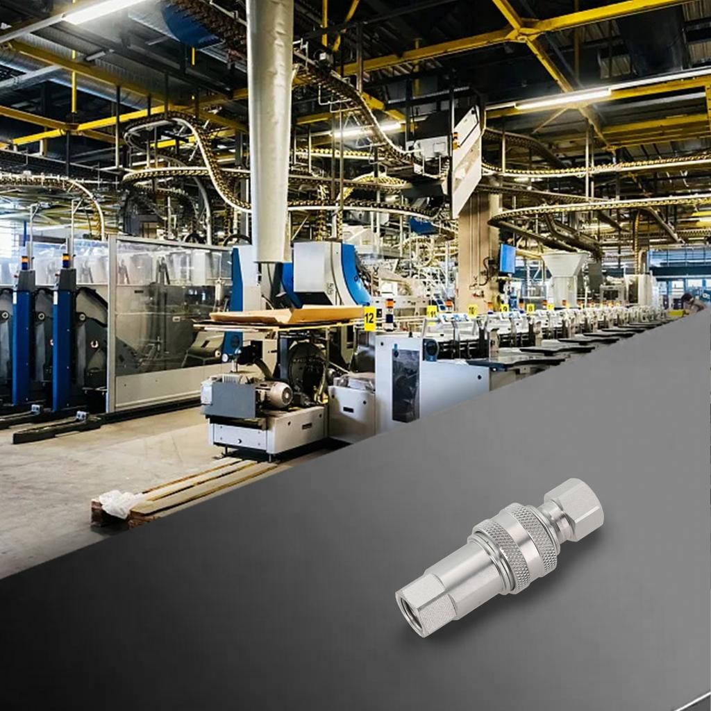 Hydraulic Coupler Hydraulic Quick Connect Quick Connect Fitting Deepened Thread