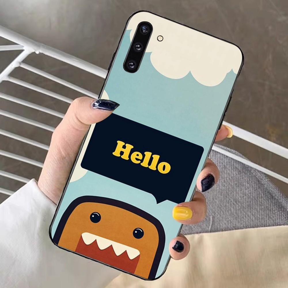 Cute Domo-kun Phone Case For Samsung Note 8 9 10 20 pro plus lite M 10 11 20 30 21 31 51 A 21 22 42 02 03