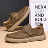 2025 Men's Lightweight Breathable Odor-Resistant Casual Shoes with Soft Sole & Wear-Resistant Flat Bottom