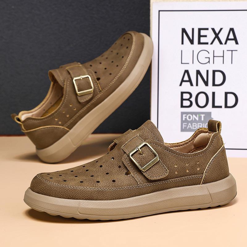 2025 Men's Lightweight Breathable Odor-Resistant Casual Shoes with Soft Sole & Wear-Resistant Flat Bottom