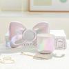 Bow Knot Coffee Cup Saucer Set Light Luxury Ceramic Mug Couple Afternoon Tea Coffee Cup Nordic Home Breakfast Milk Cup Gifts