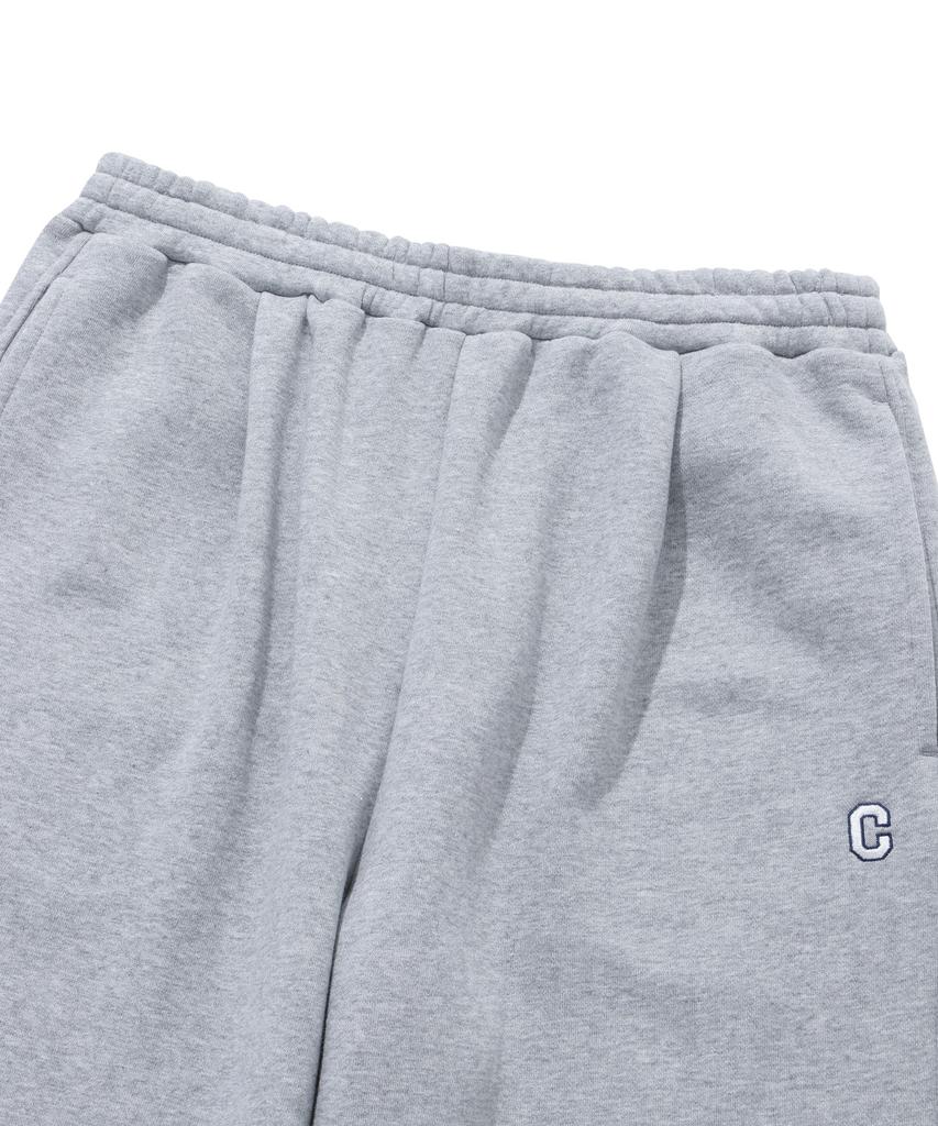 COVERNAT C Logo Sweat Wide Pants Melange Gray