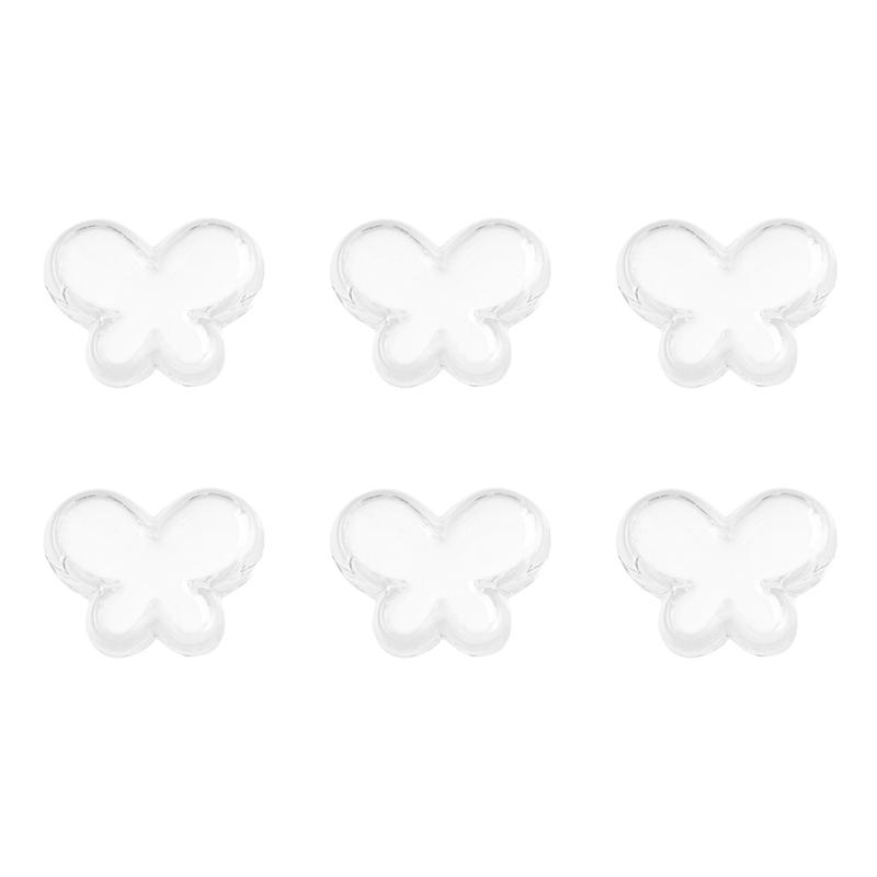 

Акриловые бусины, прозрачные бусины-бабочки, капающие масло, для DIY ожерелья, браслета, серьг, изготовления ювелирных изделий 24x18mm 4pcs белый
