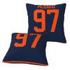 Edmonton Oilers Connor Mcdavid Alternate Jersey Back Phone Case 2 Pcs Square Pillowcase Pillow Cover Cushion Throw Pillow