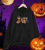 Dressed Kittens Enjoy Halloween Printing Men Hoodie Pocket All-Match Hoody Multicolor Casual Pullovers Autumn Fleece Clothing
