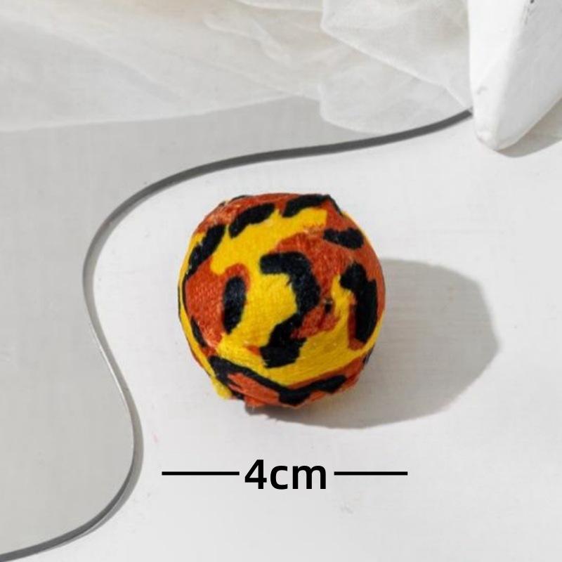 Colorful Sounding Cat Toy: Mesh Bell Ball for Self-Play and Biting