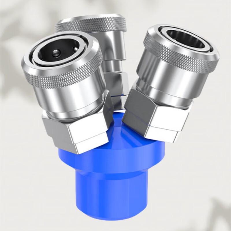 Ouyin C-Type Self-Locking Three-Way Air Quick Connector