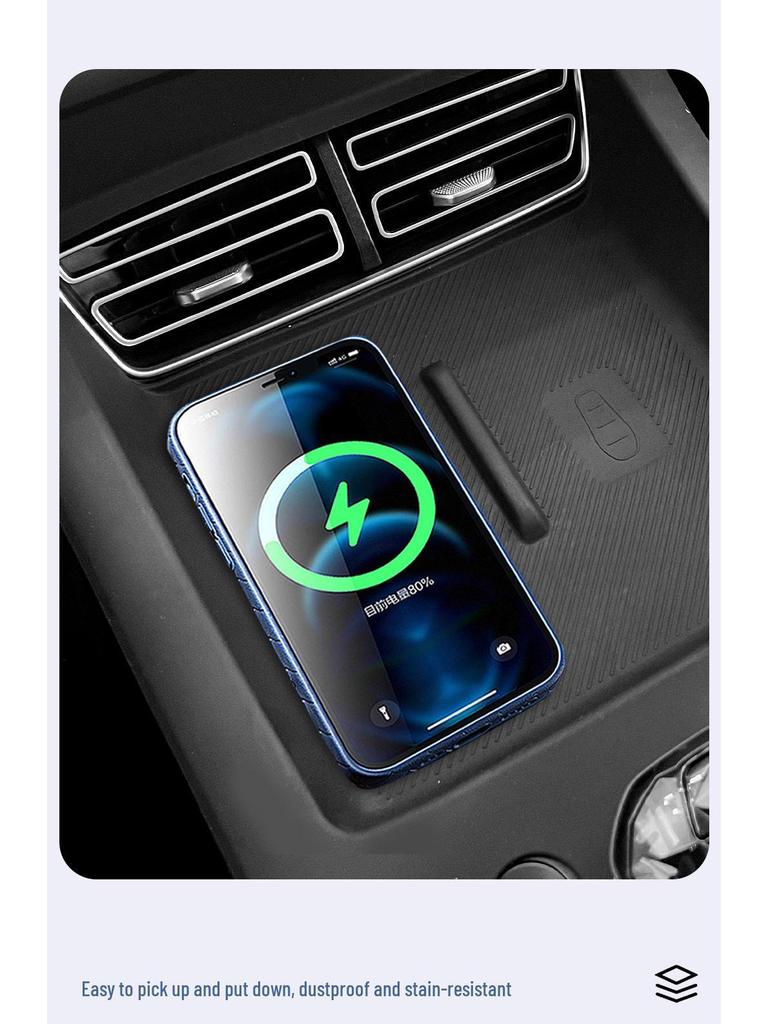 BYD Song Pro Silicone Console Mat with Wireless Charging Anti-Slip Feature