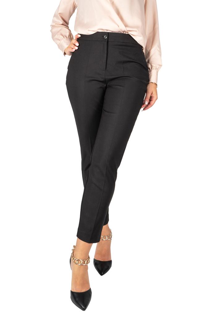 Firi Eleganckie Spodnie Damskie Czarne Wizytowe Cygaretki Do Biura 42 Xl
