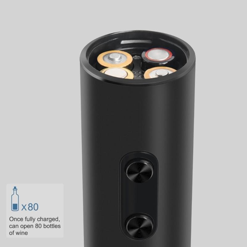 Wine Opener Convenient Electric Wine Opener Efficient Electric Corkscrew ABS Texture Suitable for Wine Enthusiasts