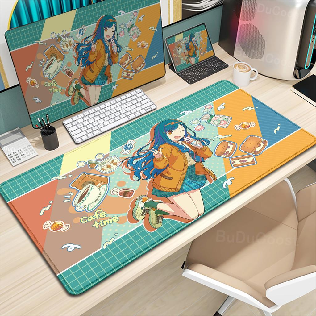 Kawaii Anime Girl Deskmat Project Sekai Birthday Character PJSK Mouse Pad Gaming XXL Antislip Mousepad Keyboard Rubber Rug