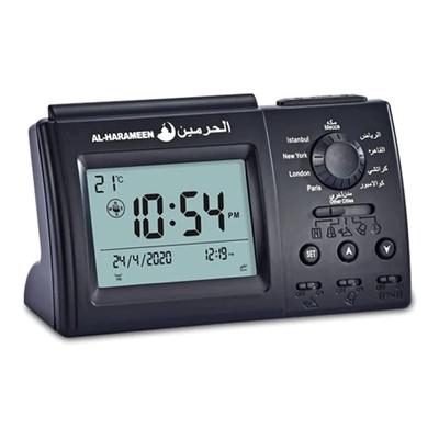 Ezan Alarm Masa Saati İslami Dijital Saat Müslüman Ezan Alarm Masa Saati Tüm Namazlar için Kıble Yönü Olmadan Ev Kilise