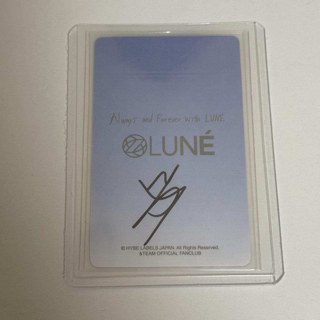 

[USED] &TEAM JO FC Continuation Trading Card Autograph (No hearts needed if you don t intend to buy)