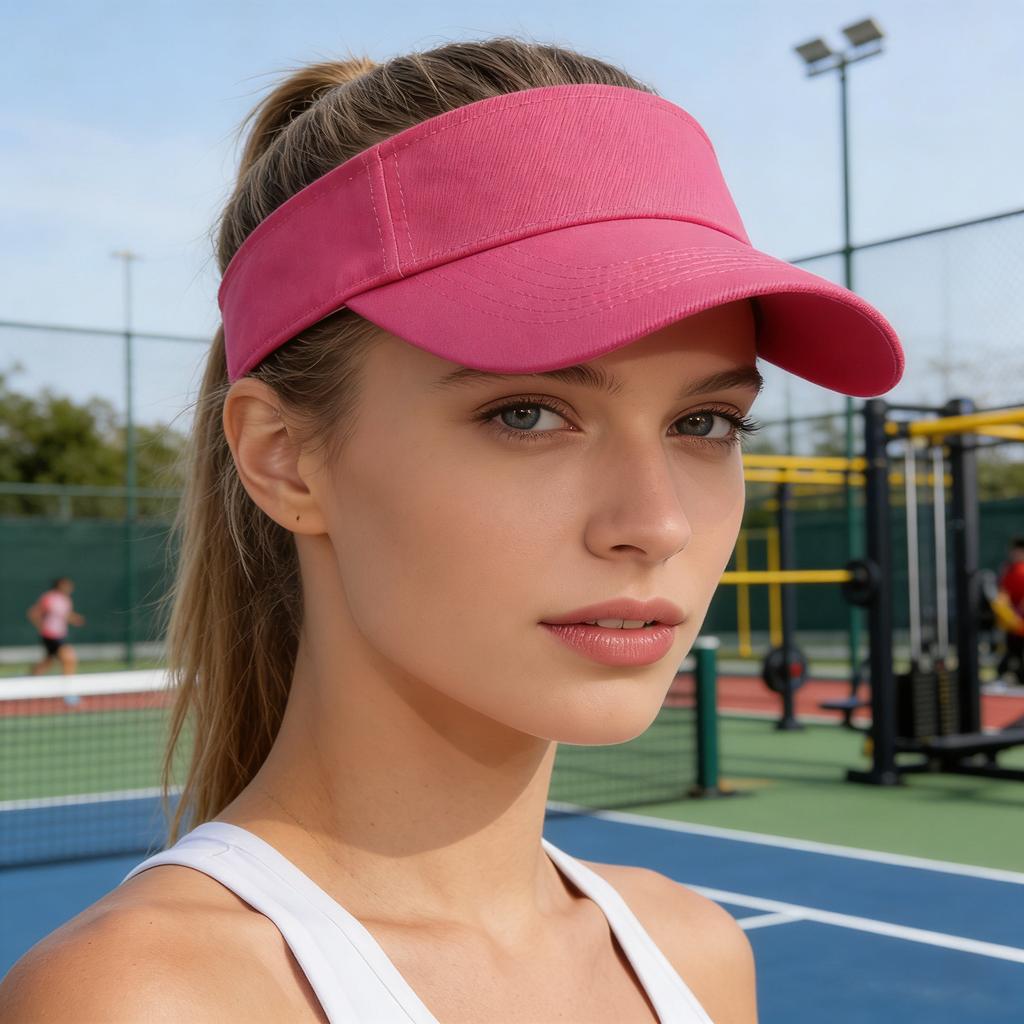 Unisex Hat, Running Sports Sun Hat, Monochrome Empty Top Hat