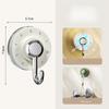 Suction Cup Hook, Strong Load-bearing, Vacuum, No Punching, Suction Cup Type Adhesive Hook, Bathroom Seamless Adhesive Hook, Door Hook