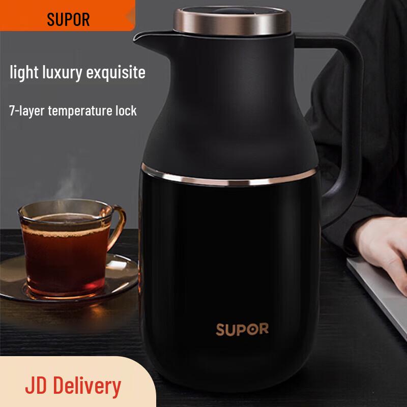 SUPOR 1.7L Large Capacity 304 Stainless Steel Thermal Kettle