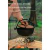 Outdoor Stainless Steel Stove Holder Camping Portable Folding Mini Barbecue Rack Pot Holder Baking Tray Holder