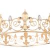 Europäische und amerikanische Barock Strasslegierungskrone für Männer und Frauen - Party- und Abschlussball-Kopfschmuck