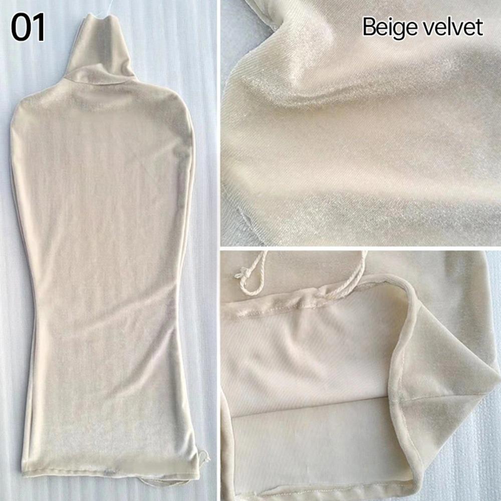 Stretchable Mannequin Bottoming Shirt Velvet Display Cover Replacement Cloth Cover Adjustable Replacement Bridal Shops Cover