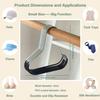 12 Pack Hat Organizer Hanger,Large Capacity Hat Hangers for Closet Space Saving,Metal with PVC Coated Hat Storage Hooks for Baseball