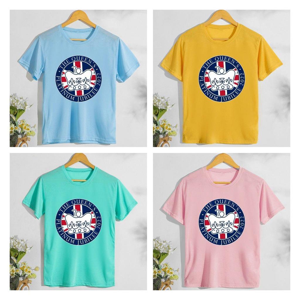Queens Platinjubiläum 2022 Union Jack T-Shirt Vintage Distressed Stil