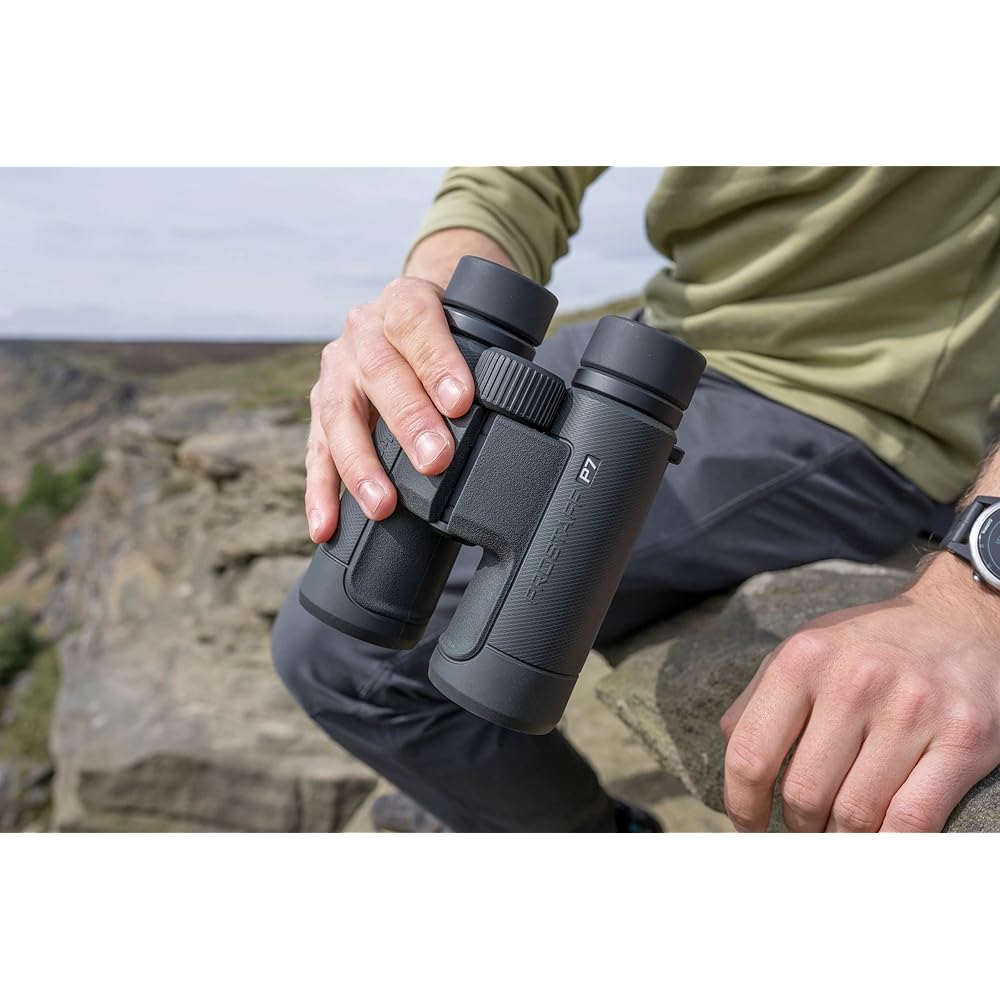 Nikon PROSTAFF P7 10x30 Binoculars, 10x Magnification, 30mm Aperture, for Bird Watching, Concerts, Sports, and Travel, Charcoal Gray