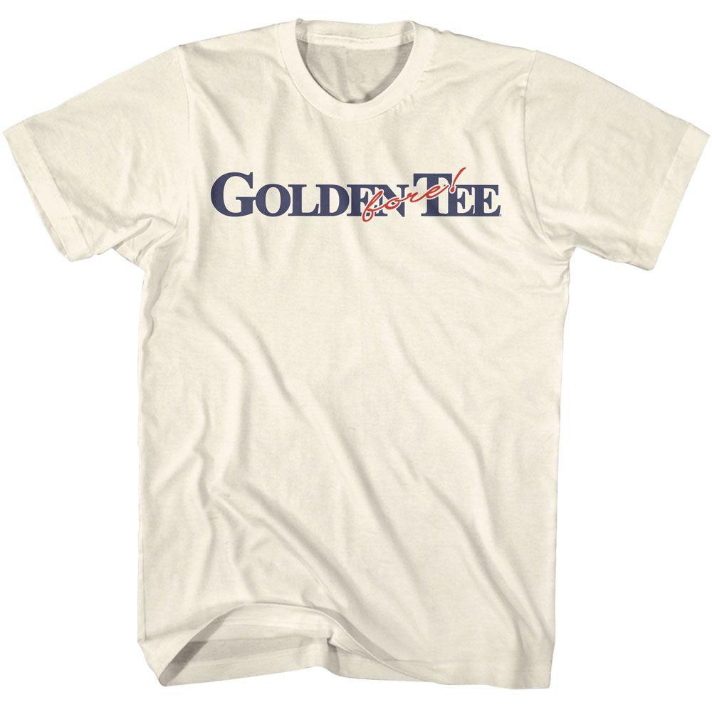 Golden Tee Fore Logo Natural Gaming Shirt XL