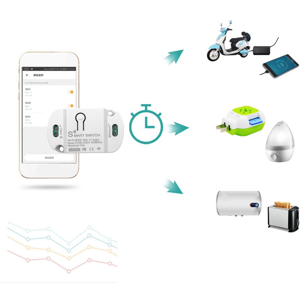 Smart WIFI Switch Circuit Breaker 220V 3kW APP Wireless Remote Coffee Machines For Lighting For Tuya Home Automation