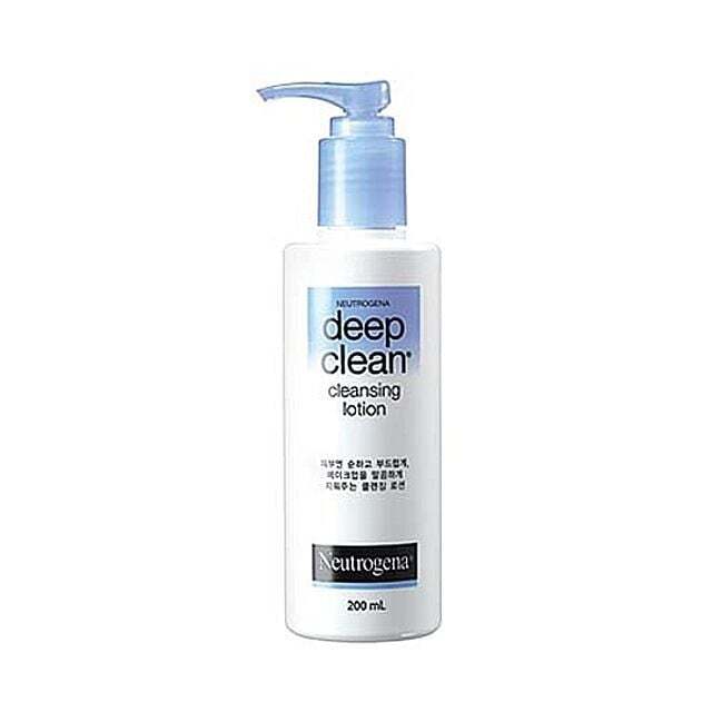 Massage Neutrogena Deep Clean Cleansing Sebum Moisturizing Lotion 200ml Foam Face Wash Exfoliating Lotion [WFJGLT1_251108]