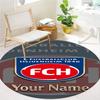 Fc Haim Logo Custom Name Round Area Rug Carpet Rug For Living Room Bedroom Sofa Playroom Decor Nonslip Floor Mat