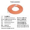 HAILE Gigabit OM2 Dual-Core Multimode Fiber Optic Patch Cable