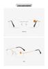 Ultra-Light Frameless HD Reading Glasses with Anti-Blue Light for Middle-Aged & Elderly